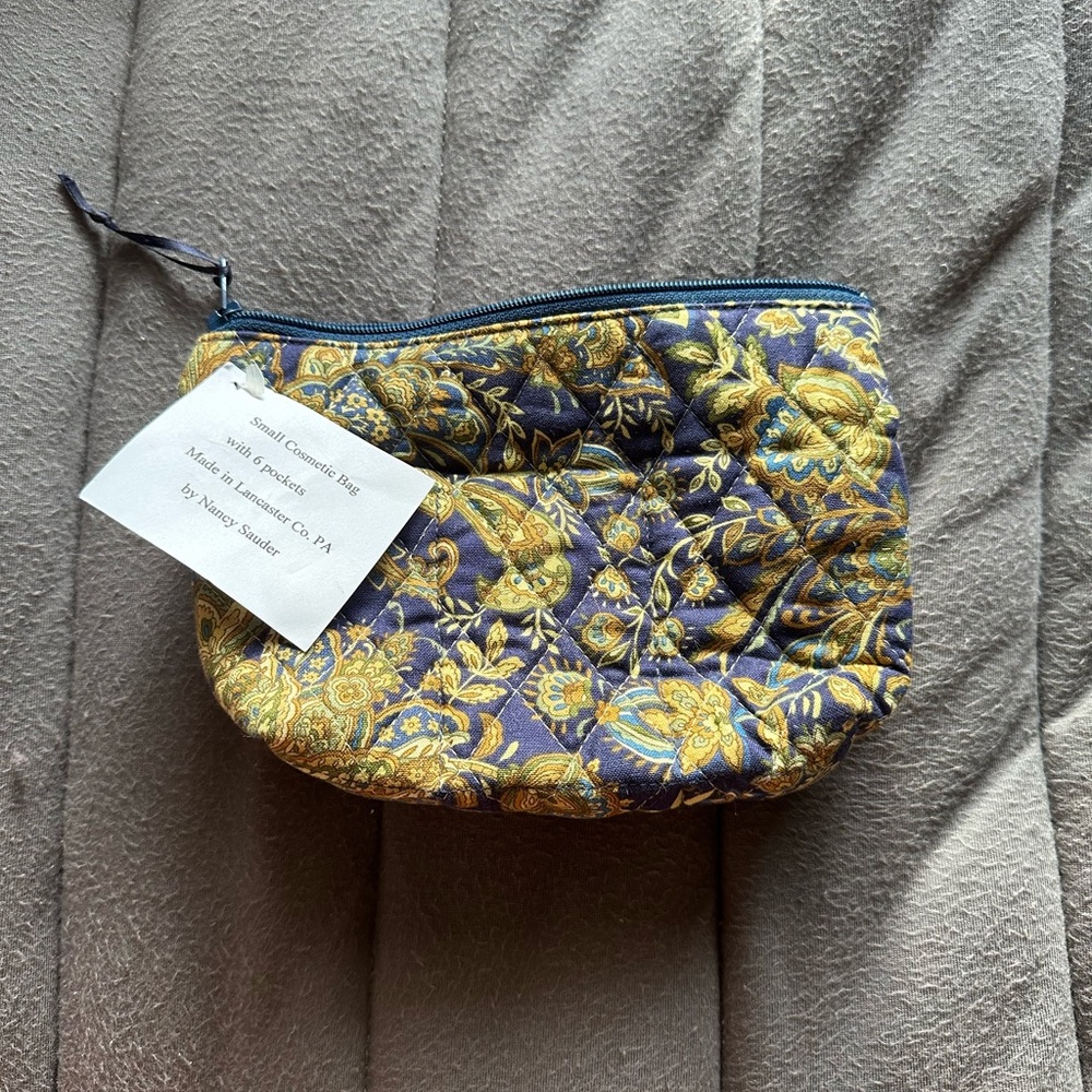 NWT Paisley Cosmetic bag